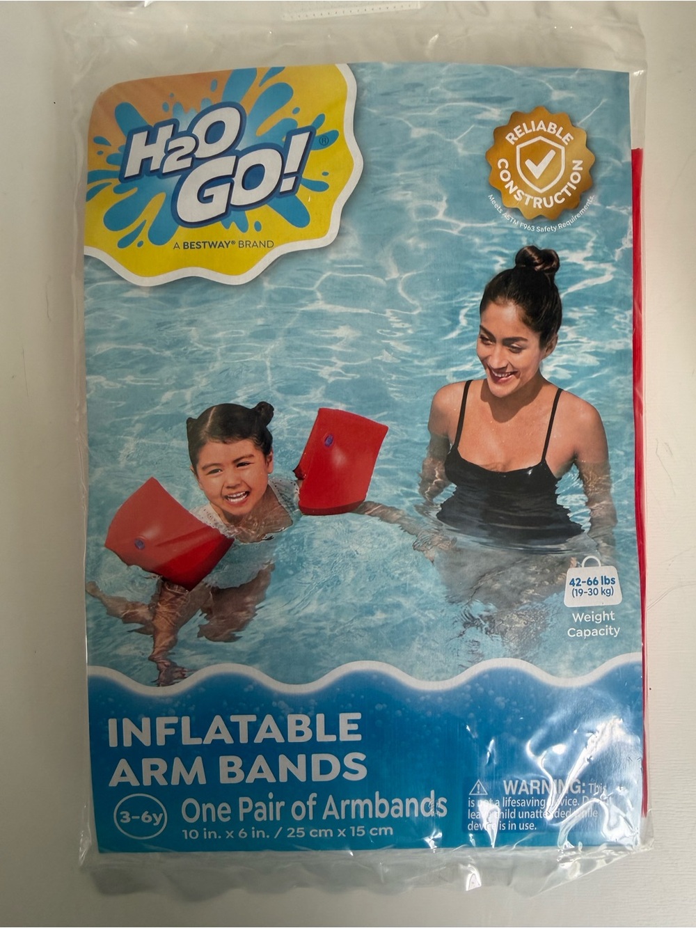 Kids Inflatable Arm Bands - Red